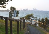 Burleigh Heads National Park View To Surfers Paradise